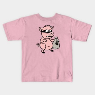 Piggy Boy Floyd Kids T-Shirt